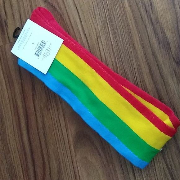 Valentine's Over the knee Rainbow 🌈 socks - Picture 3 of 5